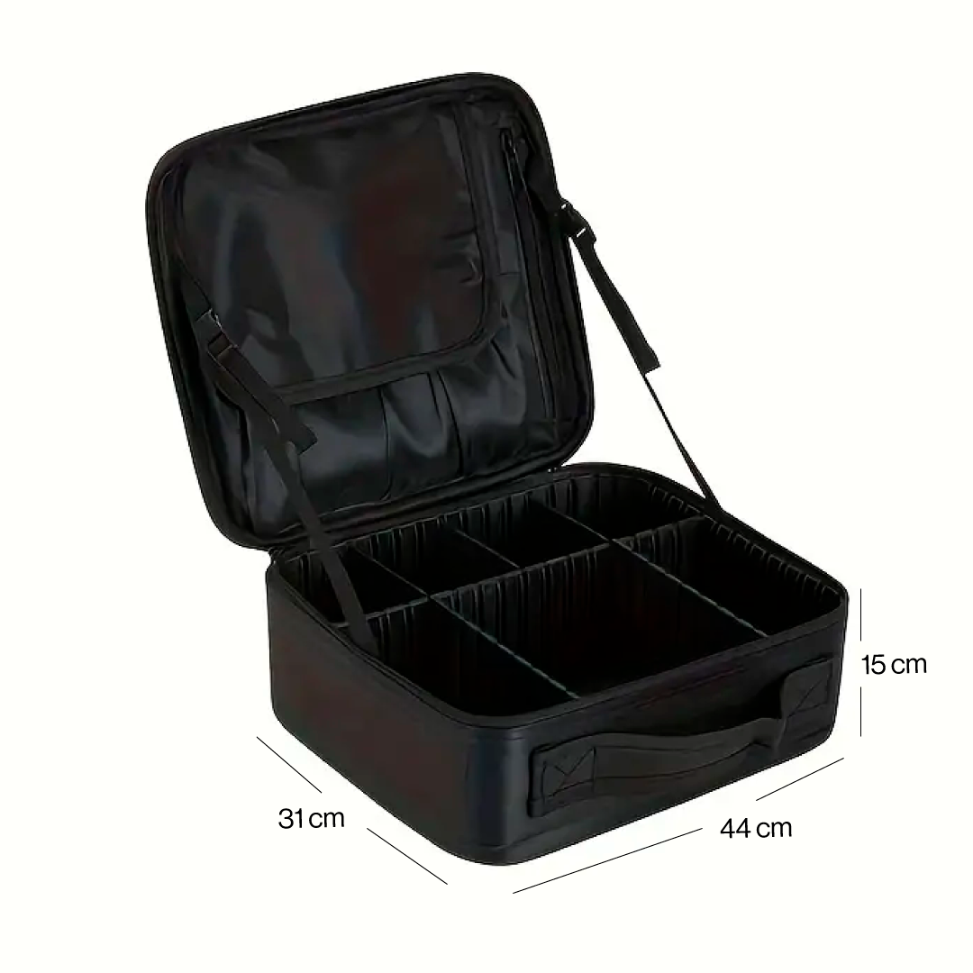 Bolso Maquillaje compartimentos ajustables